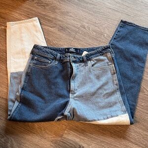 Holster Colorblock Three-Tone Blue Jeans. Size 31W/27L